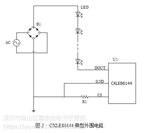 ��Ӧ��̩ķ����IC CXLE86144��PF��Ƶ����ͨ����ѹ���Ժ���LEDоƬ����������6W
