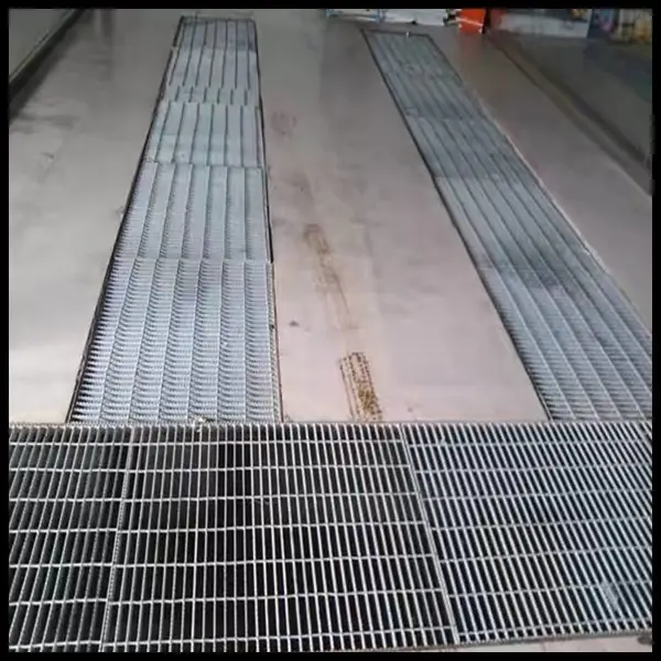 烟囱平台格栅板 桥梁通道格栅板 万创 插接钢格板