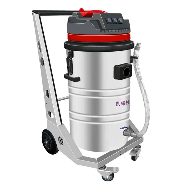 五金工厂吸铁屑凯锦特KJT-8036W机械车间吸黄油切削油工业吸尘器