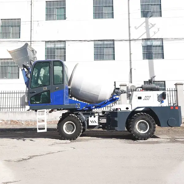 移动式自上料搅拌车3方4方全自动混凝土卸料运输一体式搅拌罐车