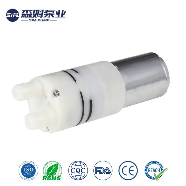 森姆S370D5-LP厂家DC3V~36V低压隔膜泵双向止回水泵可调流量