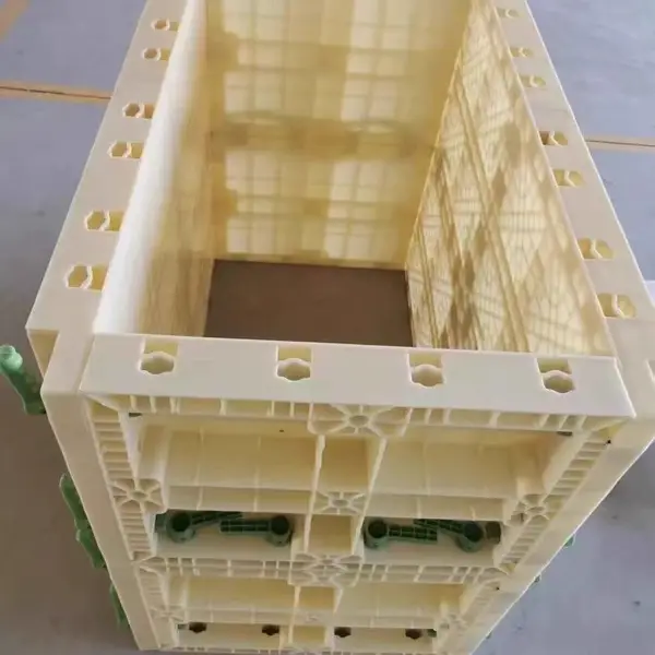 铧锋塑料建筑模板方形基础墩模具塑钢模板厂家