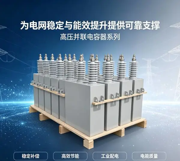 BFM BAM22/√3-334-1W高压并联电容器22/√3KV 334kvar 并联电容器-稳定电能质量