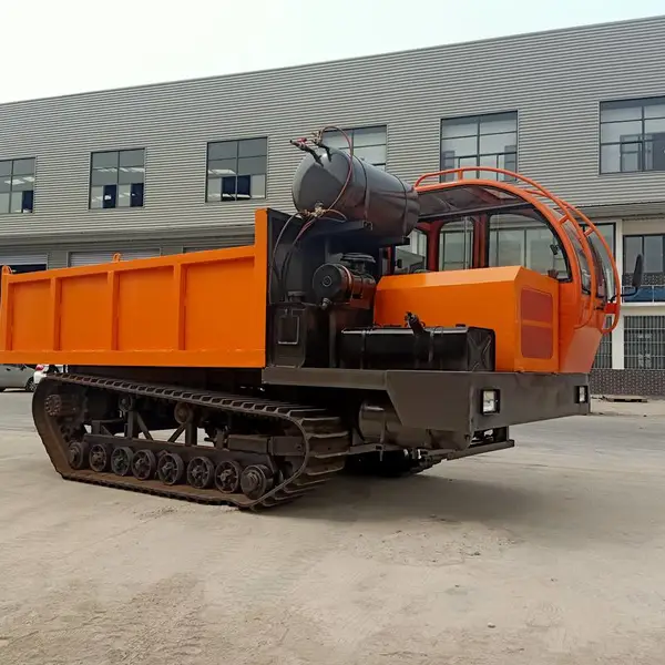 江西座驾式履带翻斗车 矿山专用履带自卸车 橡胶履带运输车