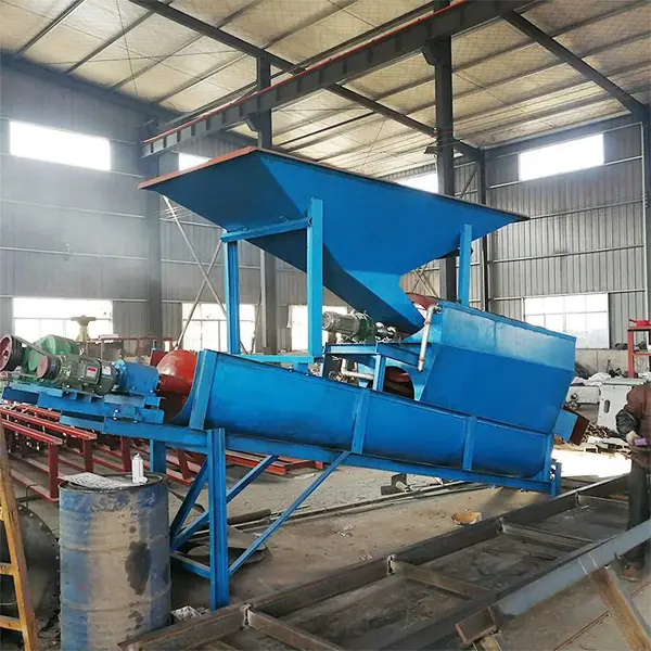 建筑工地50型洗砂机 无轴式螺旋筛洗一体机 移动式滚筒筛沙机