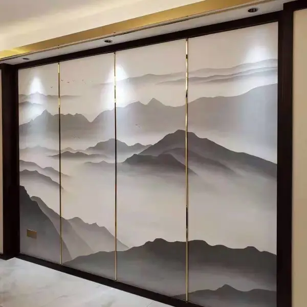 架空层手绘墙面绘画彩绘,尺寸定制图案定制,装饰空间