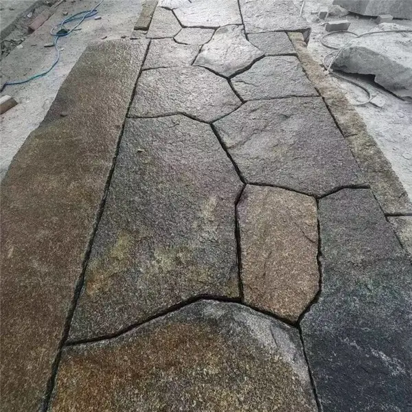 酒店会所 中国黑石皮墙文化石 黑色页岩碎拼石 青黑色板岩