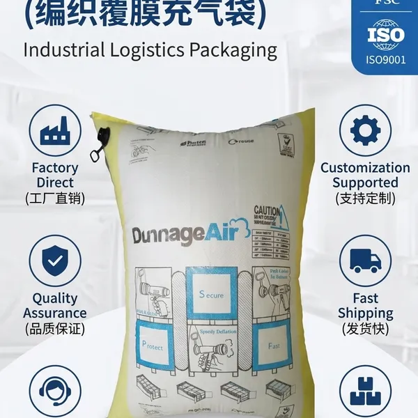奥立 集装箱缓冲安全防护防撞 车厢货物加固 空气袋 编织覆膜充气袋