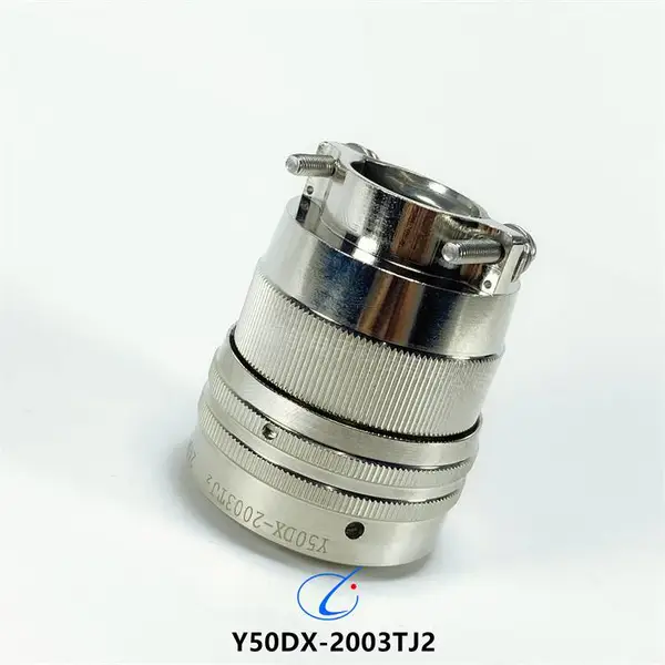 耐环境卡口航空插头Y50DX-2003TK2 3芯焊接式圆形连接器 骊创