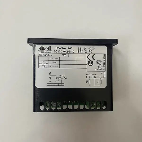 伊利威Eliwell EW PLUS 961电子式单输出冷库温控器EQ17DI0XB4780 EW plus 974