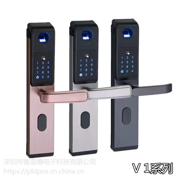 智能锁酒店公寓家庭别墅大门锁指纹密码锁办公室家用防盗宾馆大门锁指纹锁