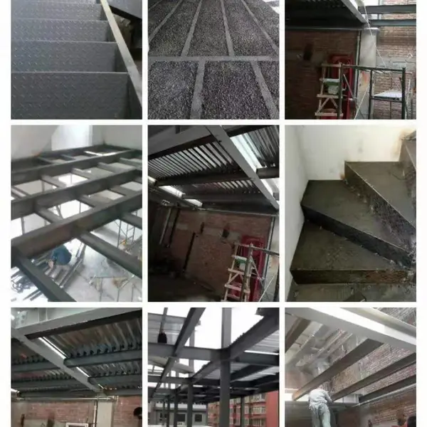 霸州市钢结构楼梯制作钢结构做夹层隔层每平米价格