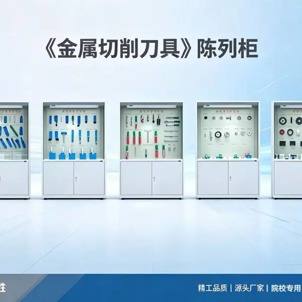 成中胜CZS-ACL07 金属切削刀具陈列柜 职业技术学校