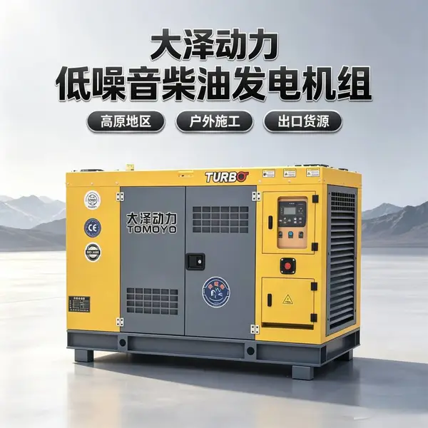 萍乡12KW柴油发电机移动拖车式