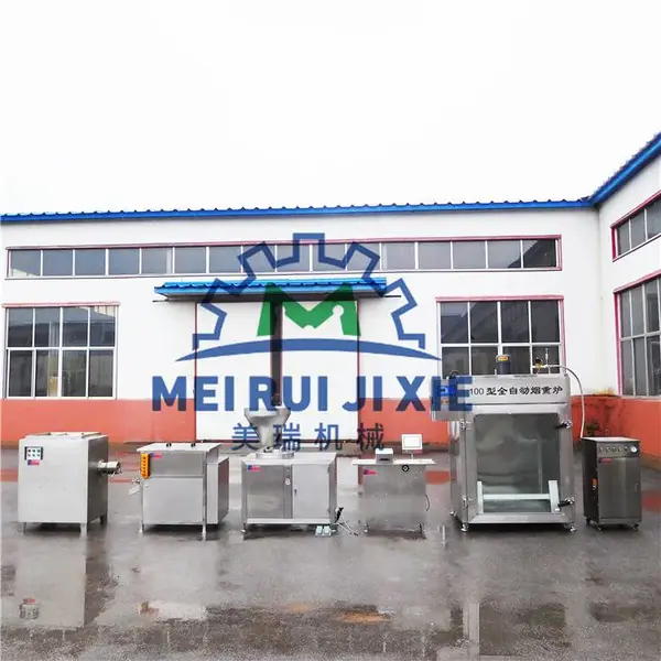 全自动灌肠线 火腿肠设备厂家 小型腊肠加工机械 价格