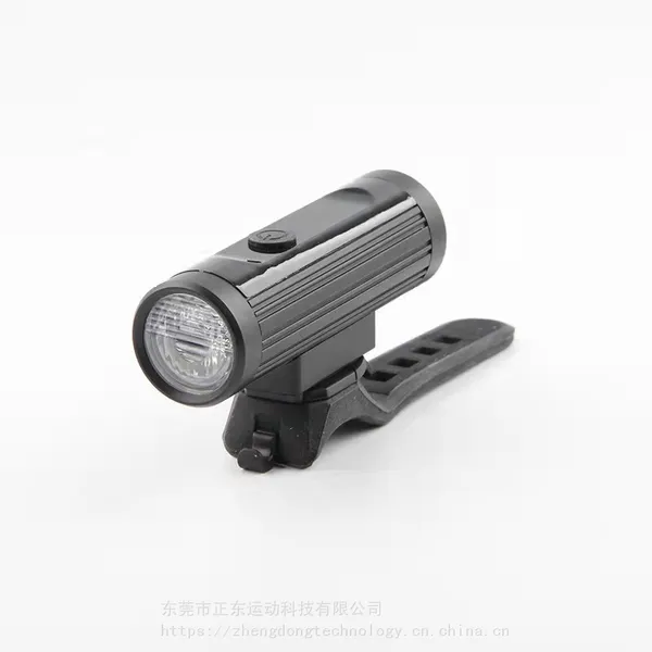 正东自行车前灯 USB迷你铝合金便携高亮夜骑绑带前车灯