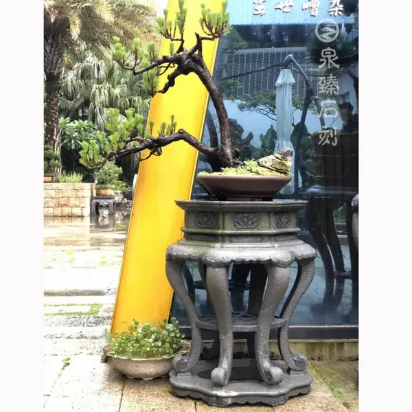 精工细雕石雕花架 大理石花台 石头花架 适合庭院别墅流行