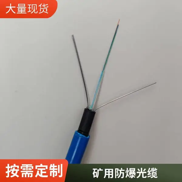 矿用防爆光缆MGTSV煤矿阻燃铠装光纤MGTS33通信监控信号传输4-48B