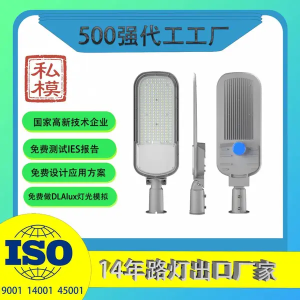 私模路灯NOM光控路灯 street lights 50W 100W 150W 200W防雷路灯