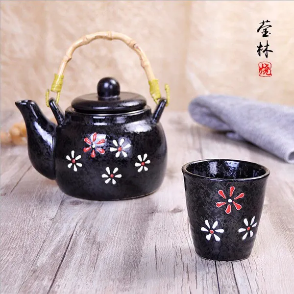 餐具陶瓷日式海鲜汤壶茶壶杯子酒店餐厅日韩式火锅汤碗酱料碟