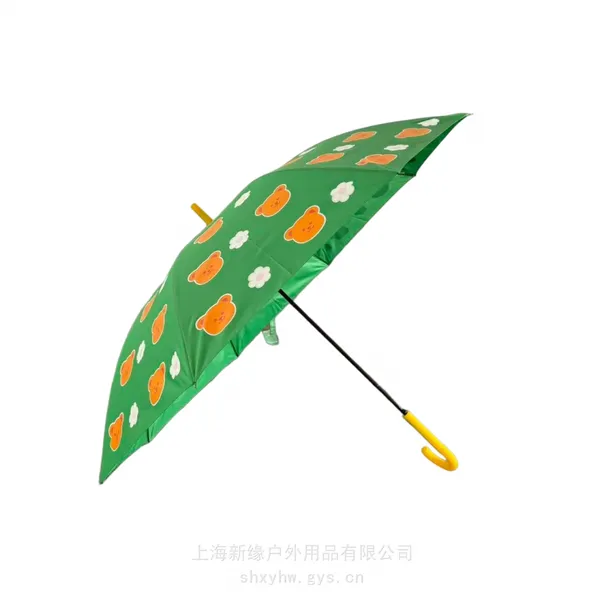 企业商超雨伞定制制造商新款遇水变色晴雨伞青少年直杆伞