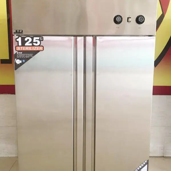 山东热风循环高温125度消毒柜,光波不锈钢智能消毒柜定制一件代发