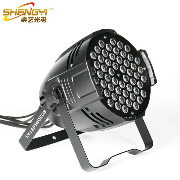 工家直销LED54颗3W全彩三合一帕灯婚庆舞台灯光设备全套遥控帕灯防水扁灯