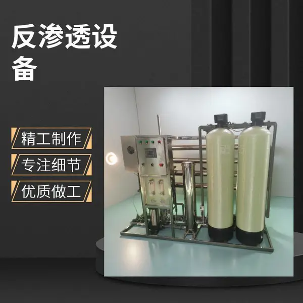 泓净 20吨反渗透设备 全自动水质监测RO系统 工业稳定产水净水处理装置