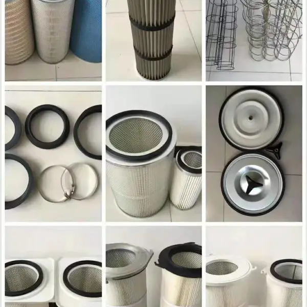福顺康汽车 家具喷漆房烤漆室木工锯末粉尘除尘器除尘滤芯椭圆形除尘滤芯滤筒