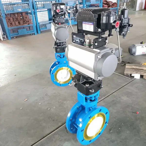 D643H-25C DN125气动调节法兰式硬密封蝶阀产品的详细参数