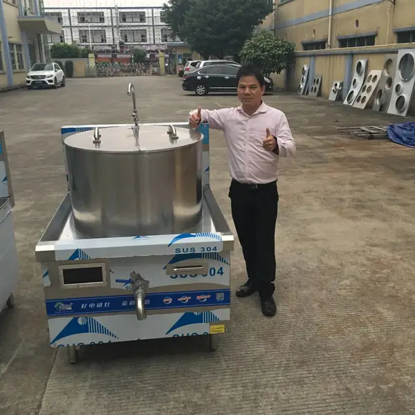 佛山商用电磁炉 一体式电磁汤炉 电磁卤煮锅 煲汤炉 煮粥大锅灶 商用节能灶