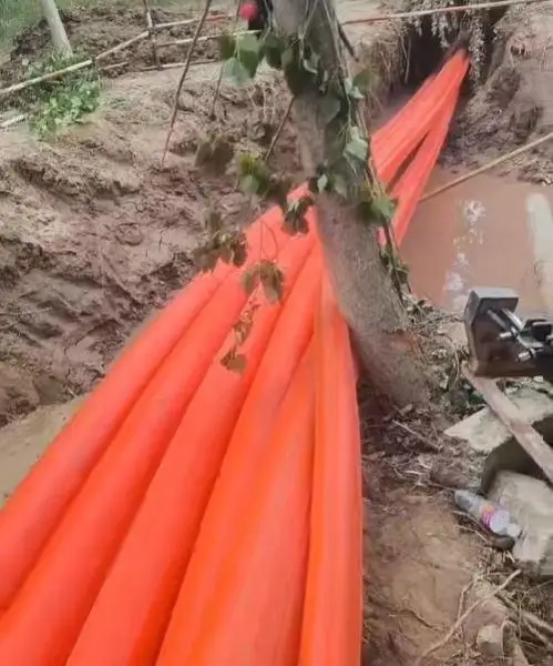 MPP非开挖拖拉管施工 水平定向钻穿越公路河道电缆布管