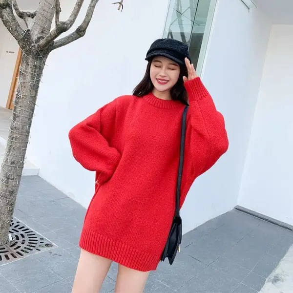 两三元毛衣批发大朗毛织工厂批发韩版女式毛衣新款圆领长袖打底衫