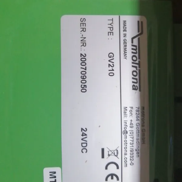 供应 MOTRONA 脉冲开关 GV210 SN: 180100910 2I/2O