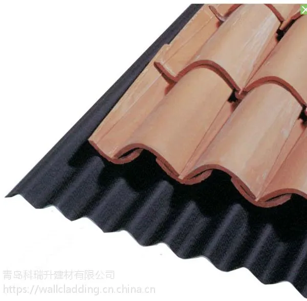 科瑞升1000型波形沥青防水板的产品 红色波形沥青防水板