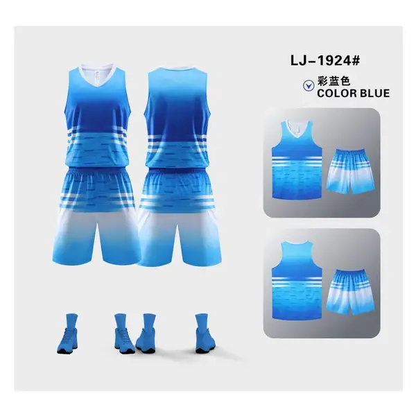 新款篮球服套装男学生比赛队服美式窄肩训练球服女背心篮球衣定Z