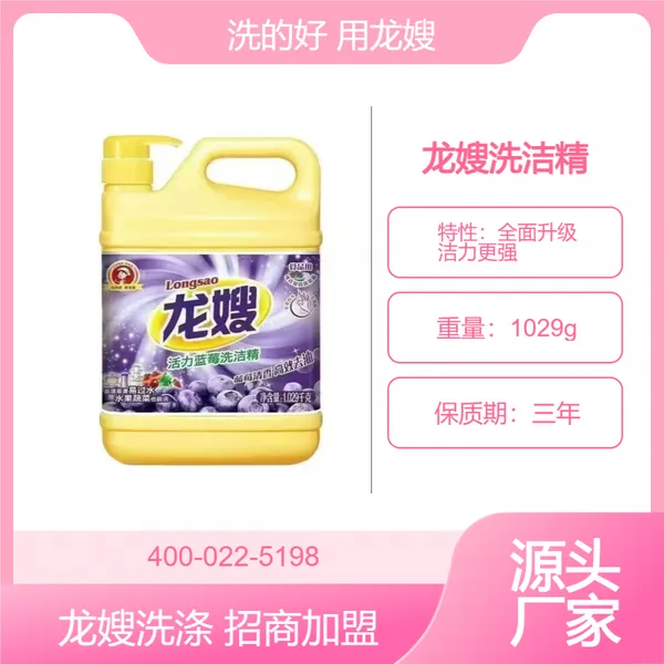 云南省大理州巍山县龙嫂洗洁精劳保用品 快速去油 清洁无忧