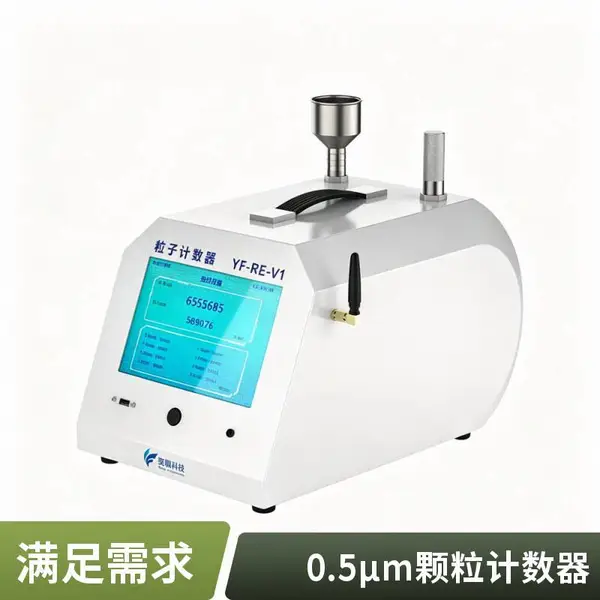 手提款粒子计数器 触摸屏操作 多级粒径同时显示