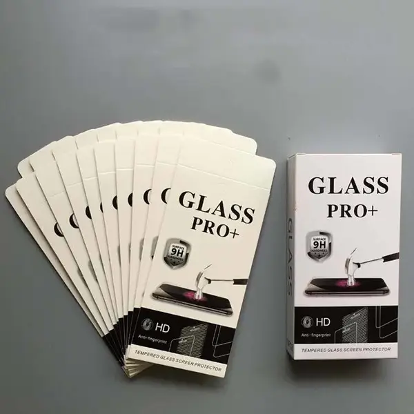钢化玻璃膜纸质包装盒-各种品牌多个图案可选 许昌包装印刷厂家 厂家鑫富康彩印