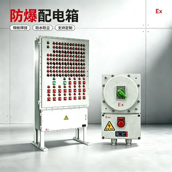 IIC 级防爆配电箱 双门可视窗口防爆控制箱粉尘环境配电箱