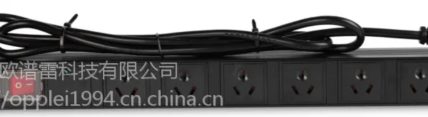 PDU1-J1W08/10 电源分配单元 标准1U 的19英寸机柜横向安装 带防雷保护的工业插座