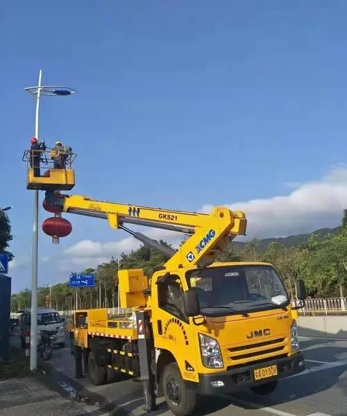 佛山南海区桂城九江高空广告安装高空作业车出租