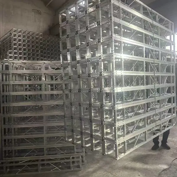 铝合金龙门架子 舞台背景架 三角铝合金桁架 耐磨涂层 厂家定制