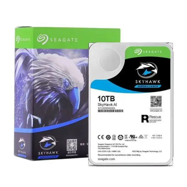 希捷(SEAGATE)酷鹰 企业安防监控录像机械硬盘10TB ST10000VE001