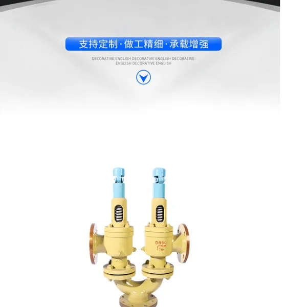 A43H-16C/25/40C铸钢双联弹簧微启式安全阀法兰泄压阀南高阀门