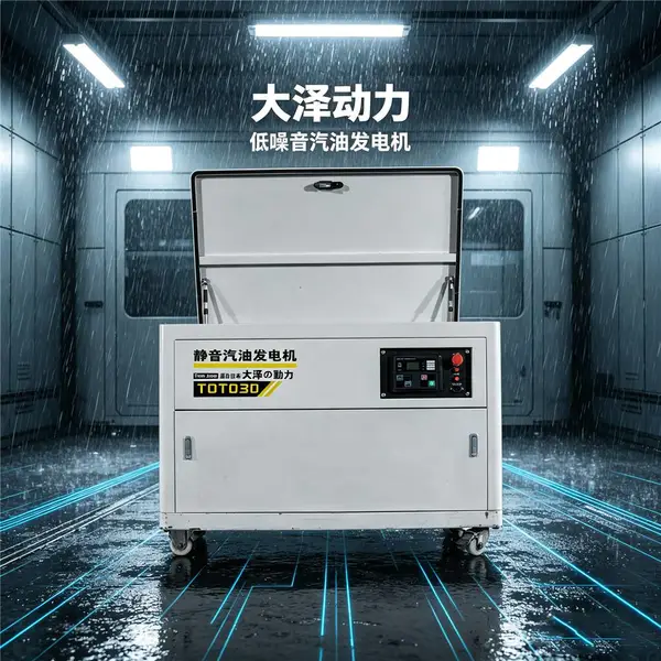 40kw汽油发电机停电自启动干接点启动野外工程