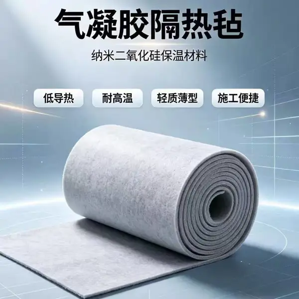 纳米气凝胶毡 隔热片 A级防火工业隔热