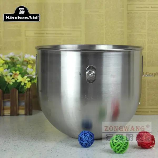 美国厨宝k5 KitchenAid 5K5SS不锈钢桶搅拌盆打蛋锅搅拌缸K***SBP