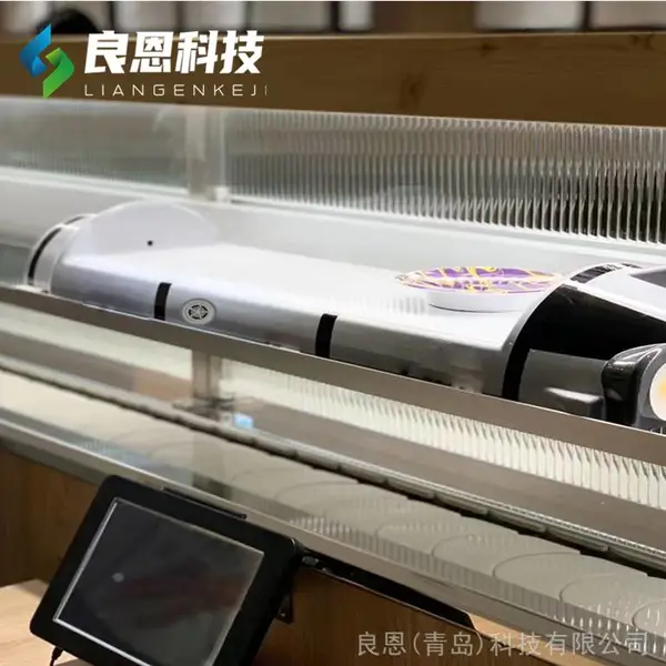 不锈钢旋转寿司设备 轨道式***送餐车 小火锅输送设备