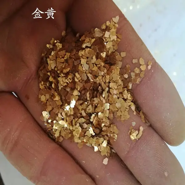 天然岩片 美甲染色云母 贝壳彩片颜色可定制 彩色云母片